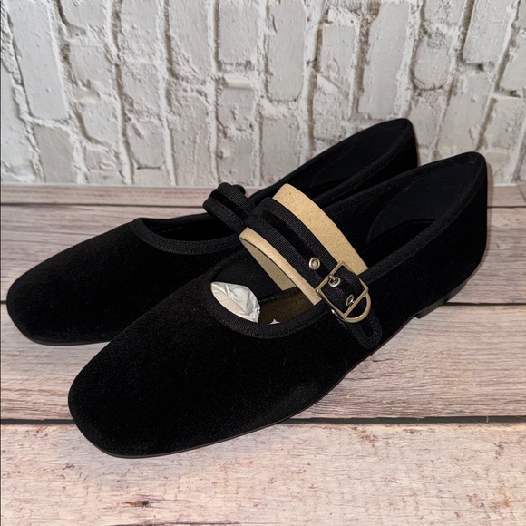 Jolin Ballet Flats Black Suede - Picture 6 of 12